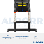 Teleskopstige 3,20 meter - ALDORR Professional