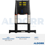 Teleskopstige 4,40 meter - ALDORR Professional