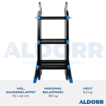 4x3 ALDORR Professional - Multi-stiger - 2,80 Meter 