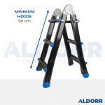 4x3 ALDORR Professional - Multi-stiger - 2,80 Meter 