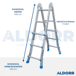 4x3 ALDORR Home - Multi-stiger - 2,80 Meter