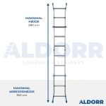 4x3 ALDORR Home - Multi-stiger - 2,80 Meter