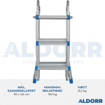 4x3 ALDORR Home - Multi-stiger - 2,80 Meter