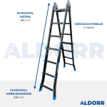 4x4 ALDORR Professional - Multi-stiger - 3,40 Meter