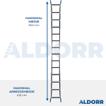 4x4 ALDORR Professional - Multi-stiger - 3,40 Meter