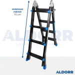 4x4 ALDORR Professional - Multi-stiger - 3,40 Meter