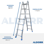 4x4 ALDORR Home - Multi-stiger - 3,40 Meter