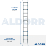 4x4 ALDORR Home - Multi-stiger - 3,40 Meter