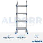 4x4 ALDORR Home - Multi-stiger - 3,40 Meter