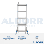 4x5 ALDORR Home - Multi-stiger - 4,50 Meter