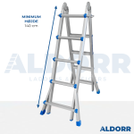 4x5 ALDORR Home - Multi-stiger - 4,50 Meter