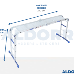 4x4  ALDORR Home - Foldestige med platform - 4,60 Meter