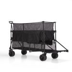 Boldervogn – XXL – Sammenklappelig – 600L - Sort