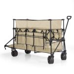 Boldervogn – XXL – Sammenklappelig – 600L - Beige