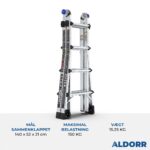 Multistige 4x4 trin 4,50 meter – ALDORR Professional