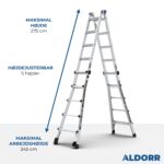 Multistige 4x5 trin 5,70 meter – ALDORR Professional
