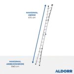 Multistige 4x5 trin 5,70 meter – ALDORR Professional