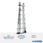 Multistige 4x6 trin 6,90 meter – ALDORR Professional
